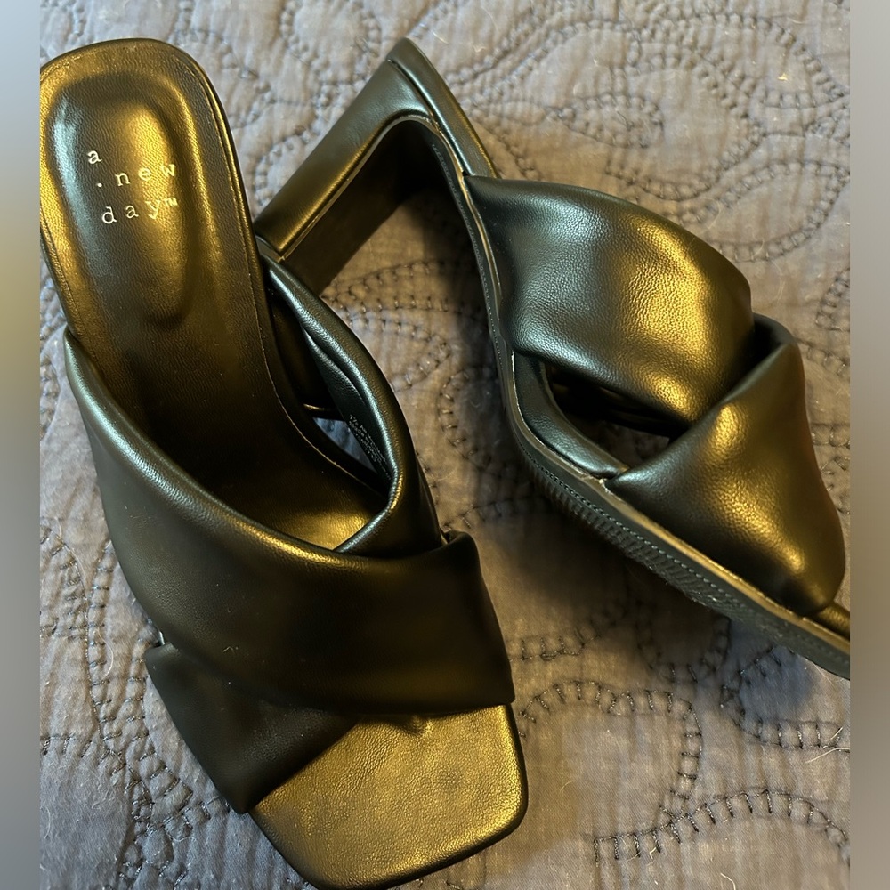 Worn once A New Day slide heels